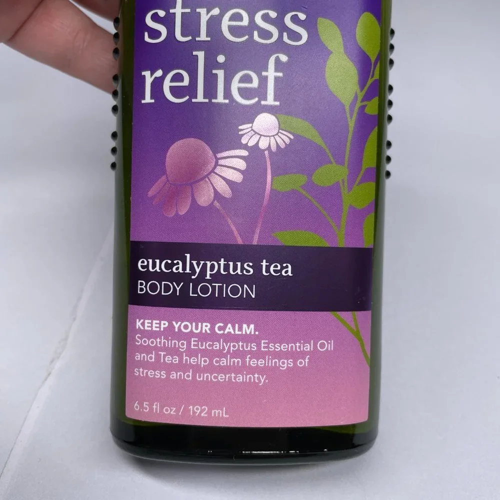 Bath & Body Works Aromatherapy Stress Relief Eucalyptus Tea Body Lotion 6.5 oz